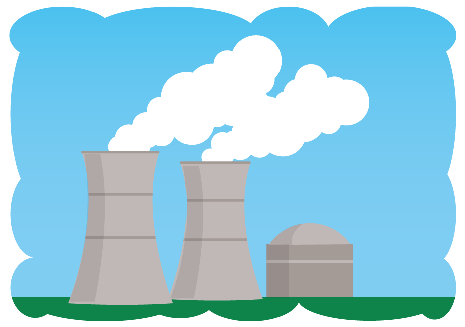an illustration of a power plant