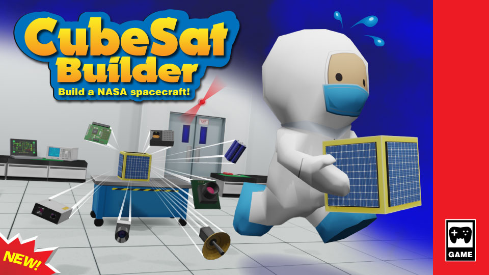 NASA Climate Kids: CubeSat Builder Game